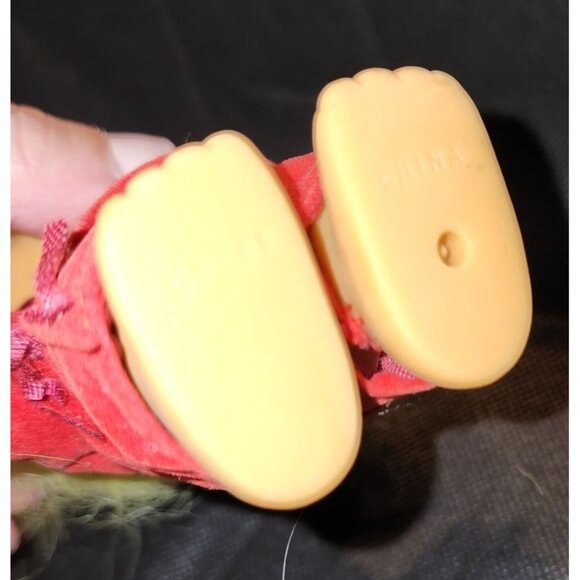 Vintage Russ Troll Doll With Red Outfit & Santa Hat Davey Crockett - Picture 6 of 9